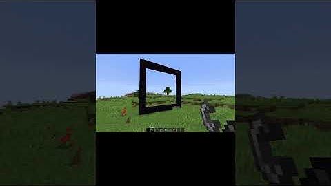 The immersive portal mod... #Shorts