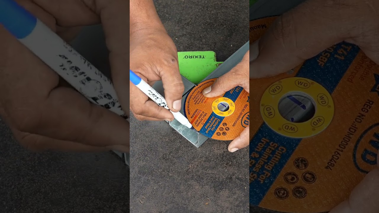 professional welder's great trick in 90 degree square 