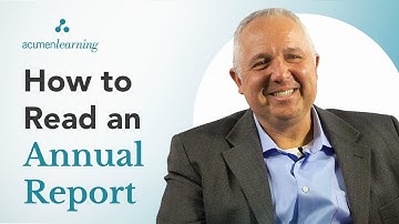 Explaining an Annual Report and How it