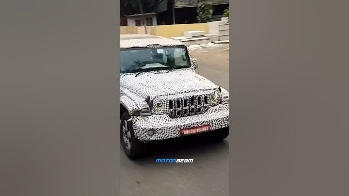 Mahindra Thar 5 Door With Sunroof | MotorBeam #shorts #thar #mahindra