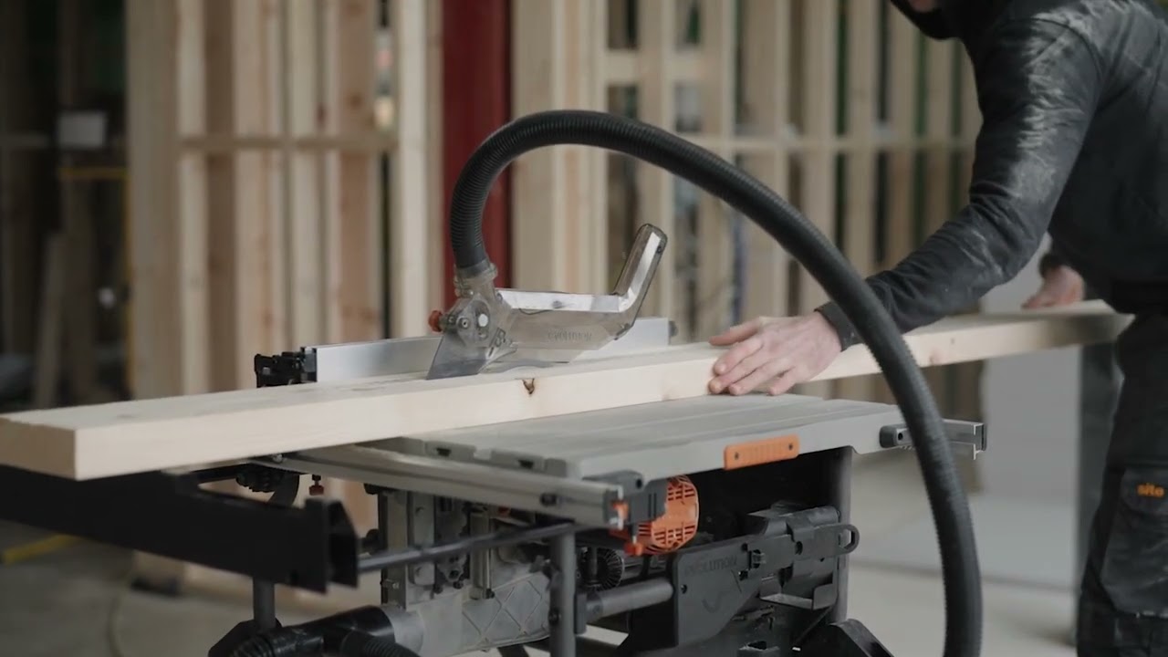 Neue Evolution-Tischkreissägen für mehrere Materialien.