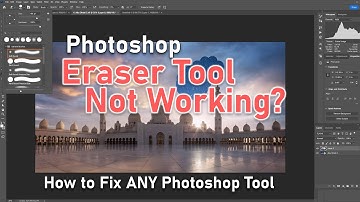Photoshop Eraser Tool Not Working? How to Fix ANY Not Working Photoshop Tool!