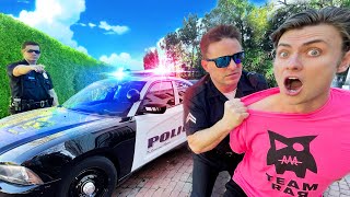 LAST TO GET ARRESTED WINS!! (REAL COPS)