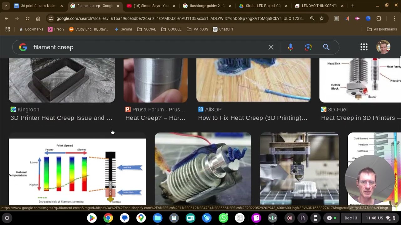 Flashforge Guider 2 Filament Creep Print Failures and Solution