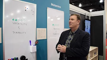 Does melamine make a good whiteboard?