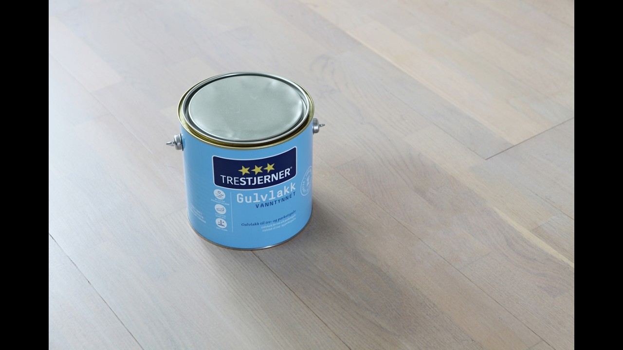 Hvordan lakkere eikeparkett⎪Gjør det selv⎪Fargerike