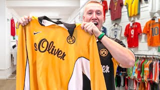 REEV Shops For INSANE £500 Retro Football Shirts! - Shirt Shopping