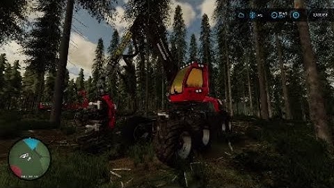 Fs22 Komatsu 931xc mods harvester timelapse