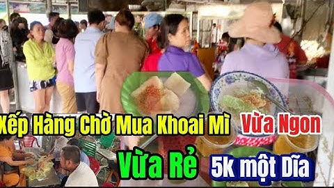 khoai mì nước cốt dừa củ chi 5k một dĩa vừa ngon vừa rẻ