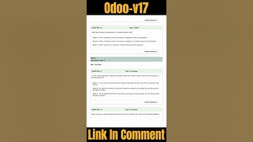 Odoo-v17 Certification Exam | Odoo Certification v17