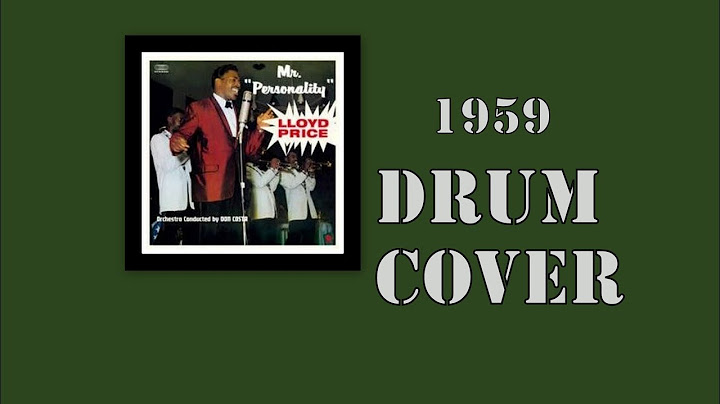 Personality Drum Cover version - Drum Cover performance video thumbnail