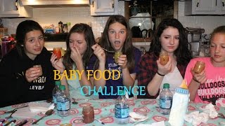 THE BABY FOOD CHALLENGE!