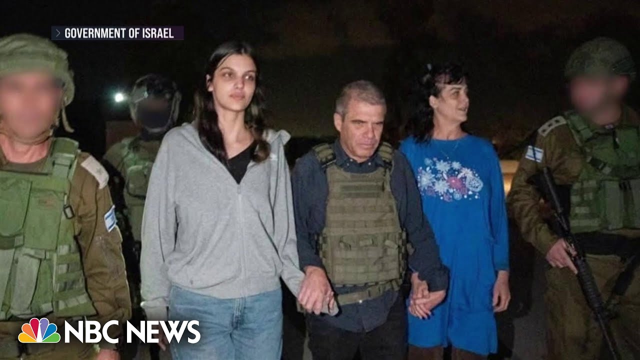 Two American hostages released by Hamas