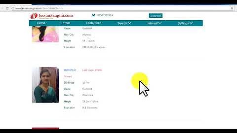 JeevanSangini.com - How to send Interest, JeevanSangini.com