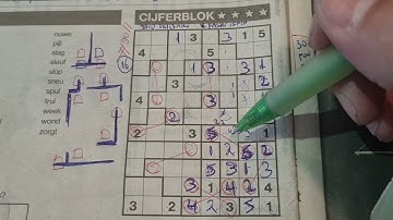 Thursday Bonus Extra edition (#9011) Tectonic01 Sudoku puzzle 08-01-2024 Extra part 4 of 4