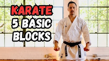 KARATE 5 BASISBLOKKEN 🥋⛩️ | SHOTOKAN KARATE