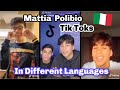 Mattia Polibio sings songs in different languages! (Our Cultural King 🌎) || Compilation