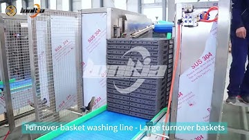 Automatic Crate Washing Line – High Efficiency Cleaning System | Lonkia Machinery