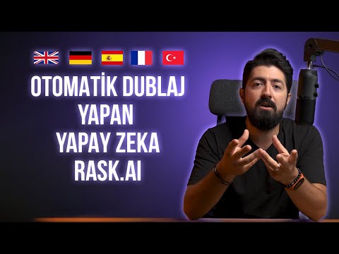 Videonuza Otomatik Dublaj Yapan Yapay Zeka Uygulama Rask.Ai