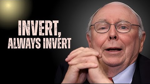 Charlie Munger: Invert, Always Invert | Life-Changing Investing Philosophy (Legendary Speech)