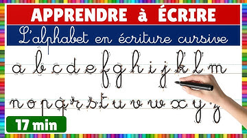 Apprendre à écrire || Ecrire toutes les lettres de l