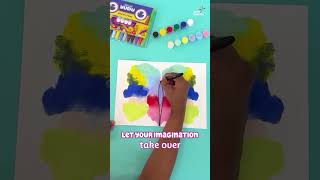 DIY Butterfly Blot Painting Craft 🦋 Fun Mirror-Image Art Activity for Kids