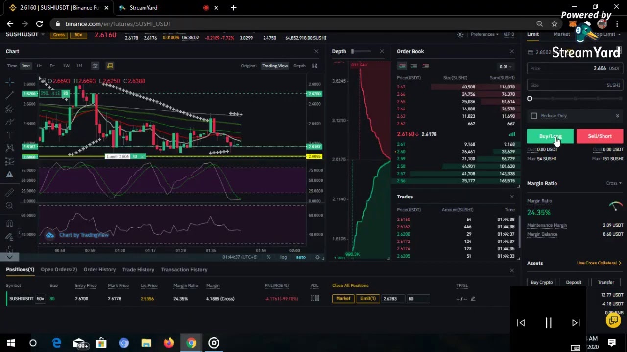 live trading cryptocurrency