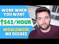$43/HOUR WORK WHEN YOU WANT from Home Jobs Anywhere Worldwide 2023