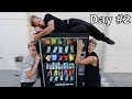 Last To Leave Vending Machine, WINS everything Inside