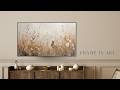Spring Bunny Meadow Frame TV Art | Easter Wildflower Rabbit | Ambient Nature Screen Frame TV Art