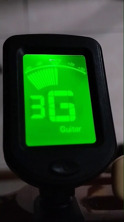 Digital tuner - guitar