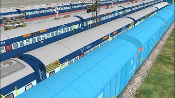 Ajmer - Kishan Ganj Garib Nawaz Express Shunting duty at Ajmer !! Part 1 !! Royal Rajasthan !! Msts