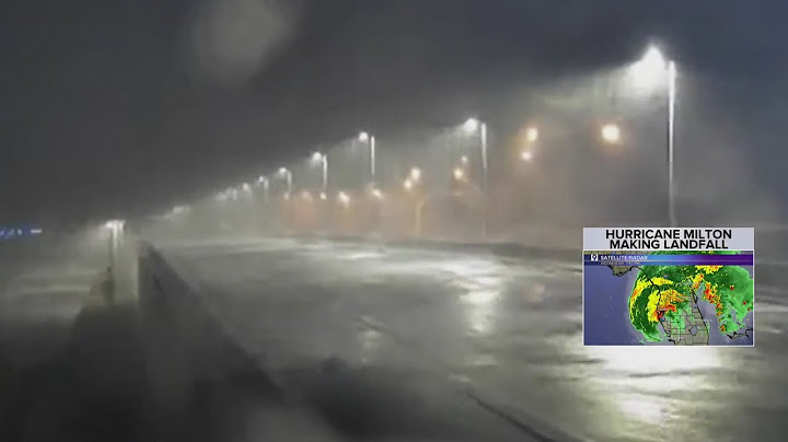 Hurricane Milton slams Florida as a Category 3 storm; 1 million without power