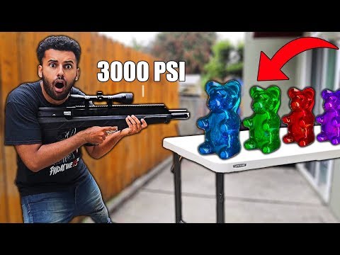 blasting-satisfying-things-with-a-3000-psi-airbow-2!!!-*giant-gummy-bears-vs-arrow-blaster*
