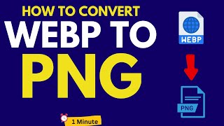 How To Convert WEBP to PNG | WEBP to PNG Converter | 2024