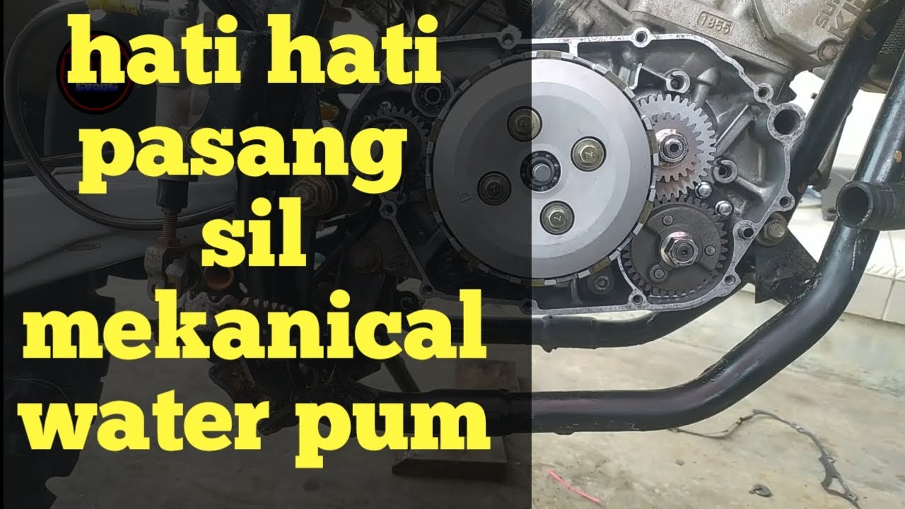 Cara pasang sil waterpump ninja R/RR - YouTube