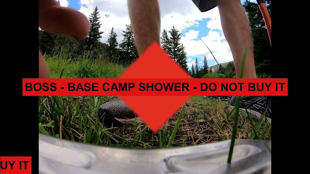 Boss BaseCamp Shower Review YouTube