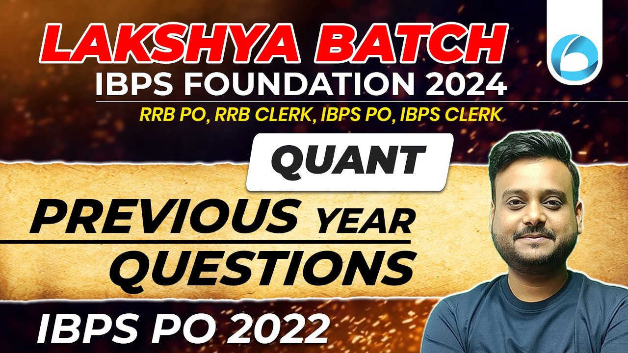 IBPS PO Quant Previous Year Question Paper 2022 | IBPS PO Previous Year ...