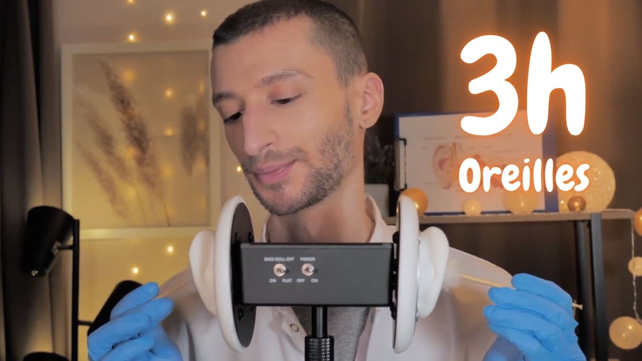 ASMR 3H Examens des Oreilles 3Dio