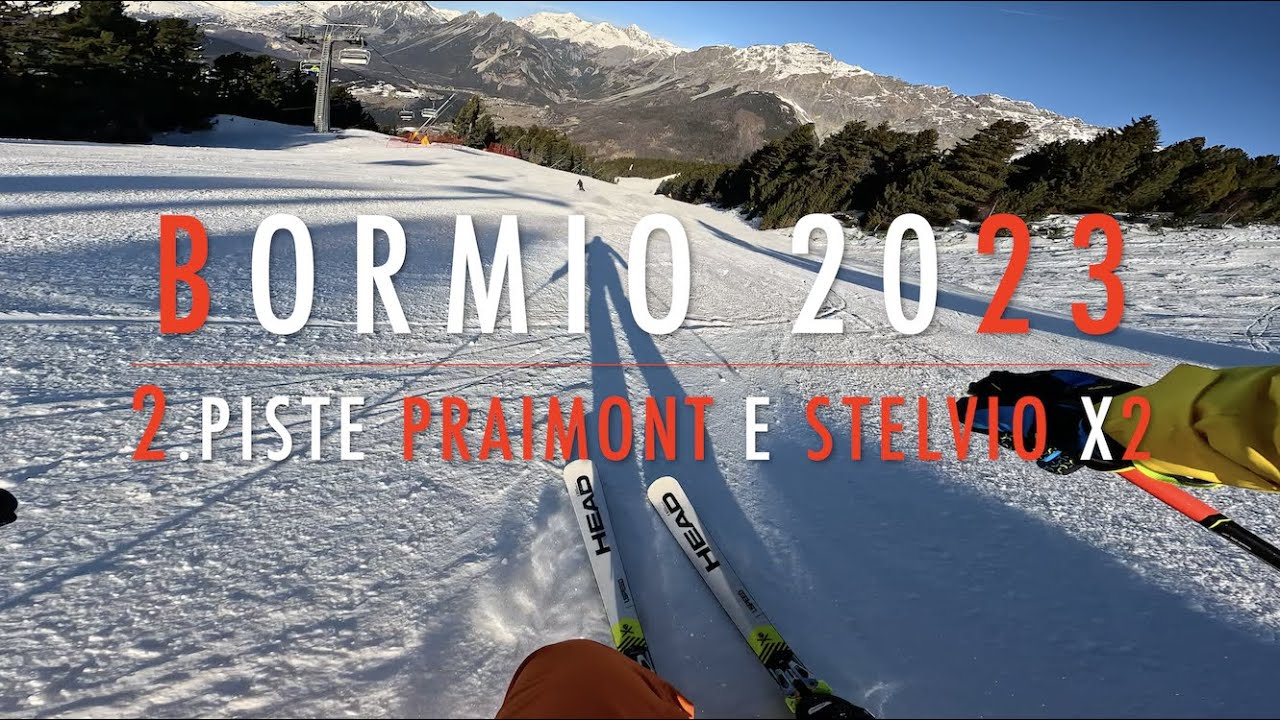 4K 🔴 Bormio SKI 🔴 Day 5 🔴 2. Piste Praimont e Stelvio x2 🔴 10.2.2023