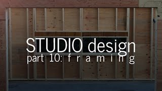 In this video I review construction progress on the Studio project. Our expert construction crew - Josh Stoll and Mike Sweet level the 