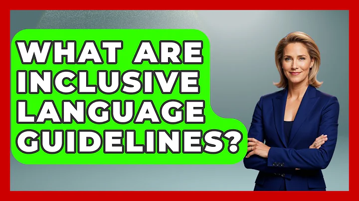 What Are Inclusive Language Guidelines? - Gender Equality Network