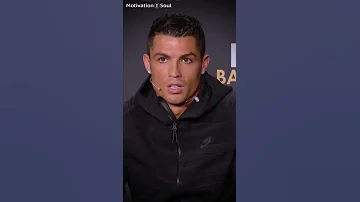 Cristiano Ronaldo - Motivational Speech 😍😍