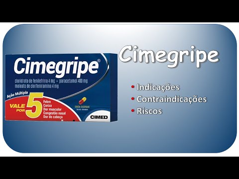 CIMEGRIPE: Indicações, contraindicações e riscos