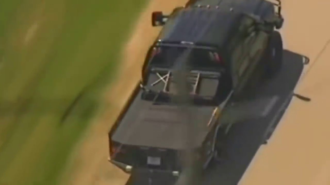Houston Police Chase Insane Pursuit Crazy Man - YouTube