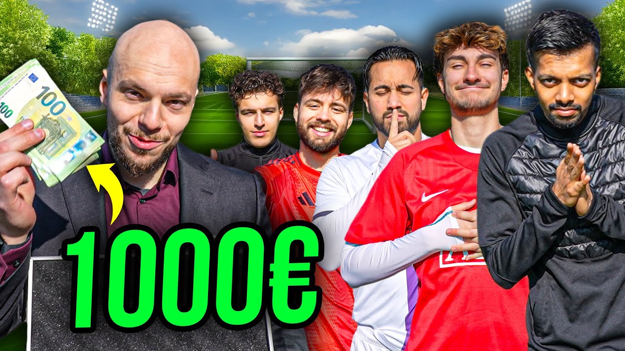 WER DIESE FUßBALL CHALLENGE AM LÄNGSTEN ÜBERLEBT GEWINNT 1000€