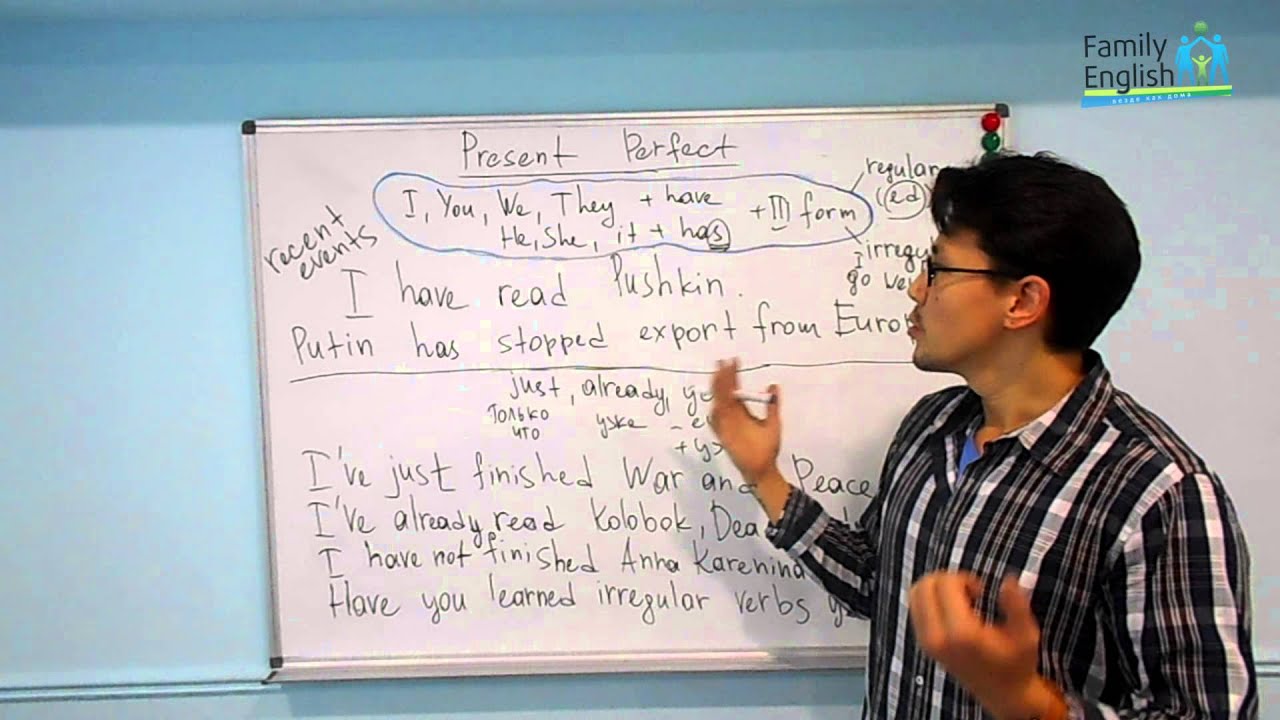 Present Perfect +yet, just, already - YouTube