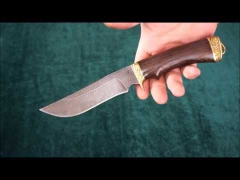 Нож Цезарь (дамасская сталь), рукоять - венге Нож Цезарь (дамасская сталь), рукоять - венге