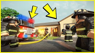 I BECAME A FIREFIGHTER IN EMERGENCY SIMULATOR! (Roblox)