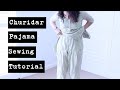 Churidar Pajama Cutting and Stitching for Beginners in English